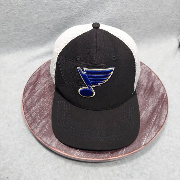 St. Louis Blues Adjustable Trucker Hat By 47 Mesh Back - Picture 1 of 12